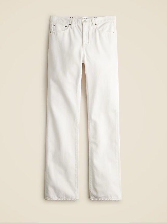 J.CREW Denim - NWT J.CREW Women's Mid-rise Straight Jean in 1984 Rigid White Size 27 NEW 84’